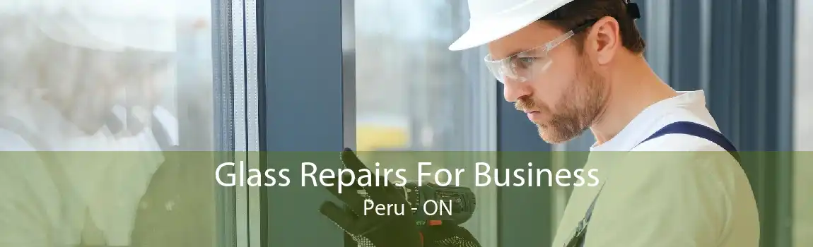 Glass Repairs For Business Peru - ON