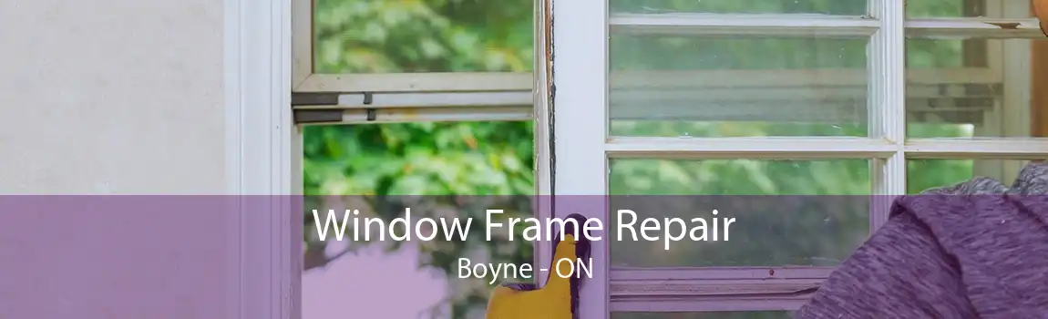 Window Frame Repair Boyne - ON